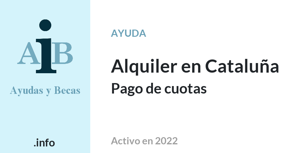Alquiler en Cataluña. Pago de cuotas.